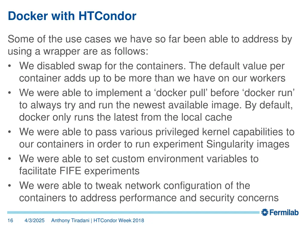 docker with htcondor 10