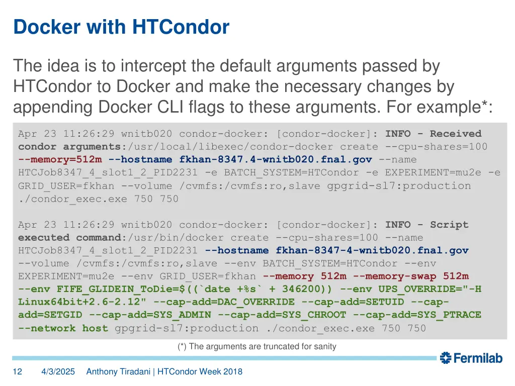 docker with htcondor 6