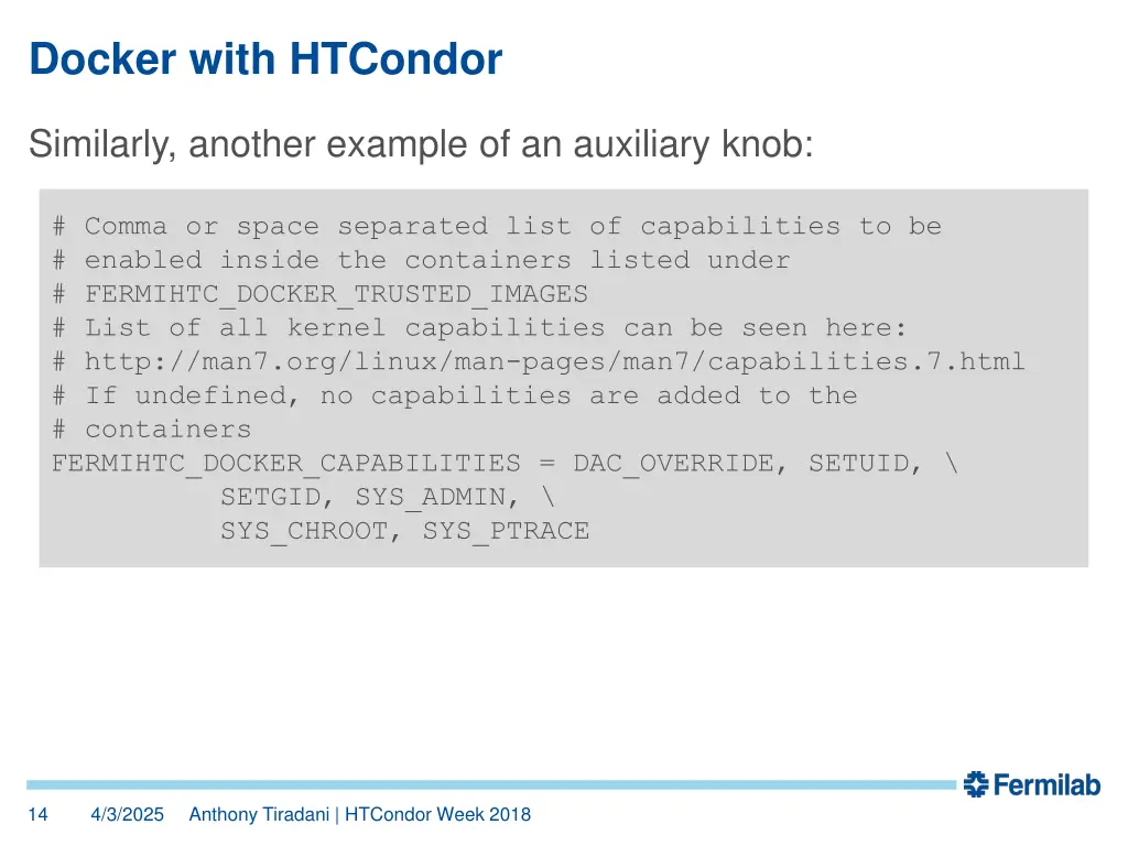 docker with htcondor 8