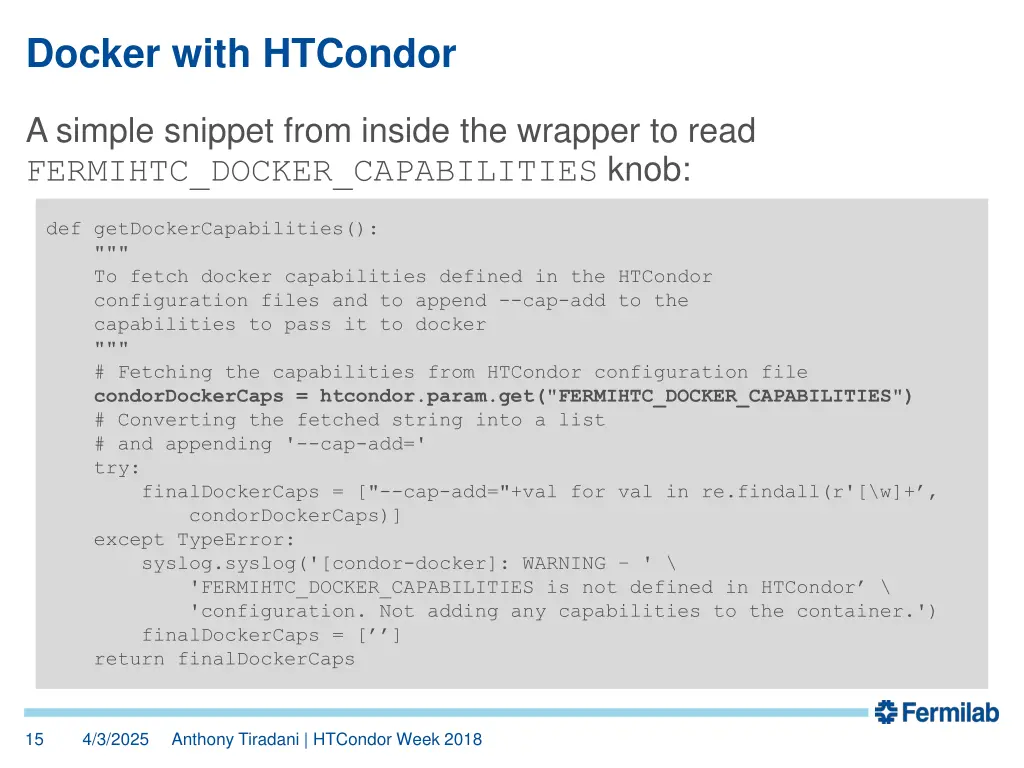 docker with htcondor 9