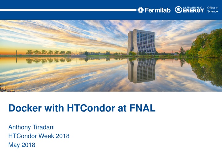 docker with htcondor at fnal