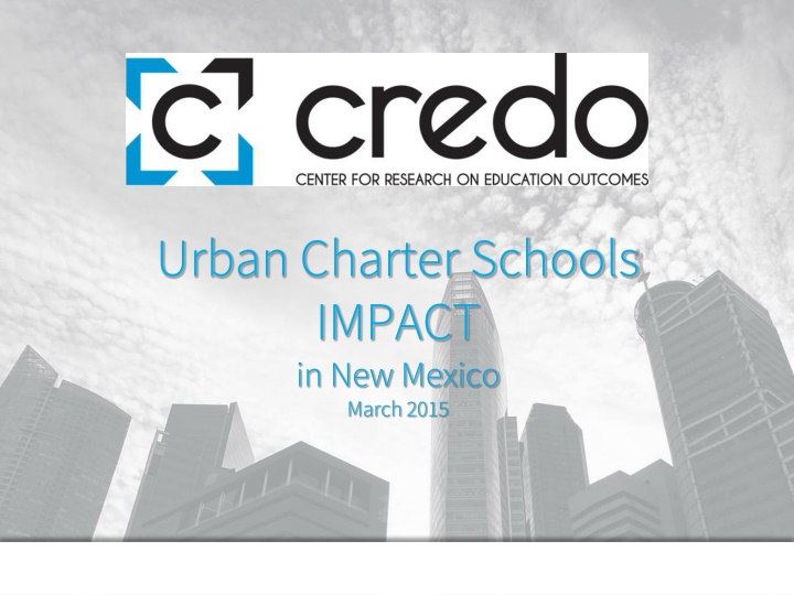 urban charter schools impact in new mexico march
