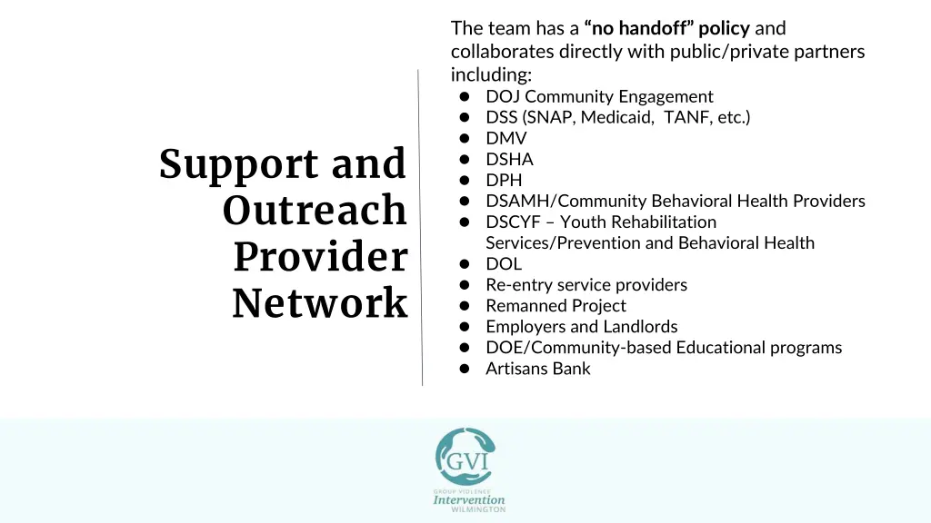 the team has a no handoff policy and collaborates