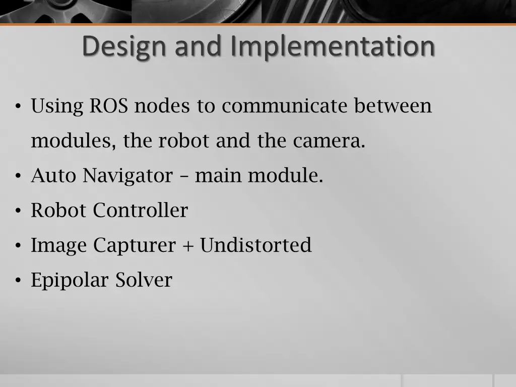 design and implementation