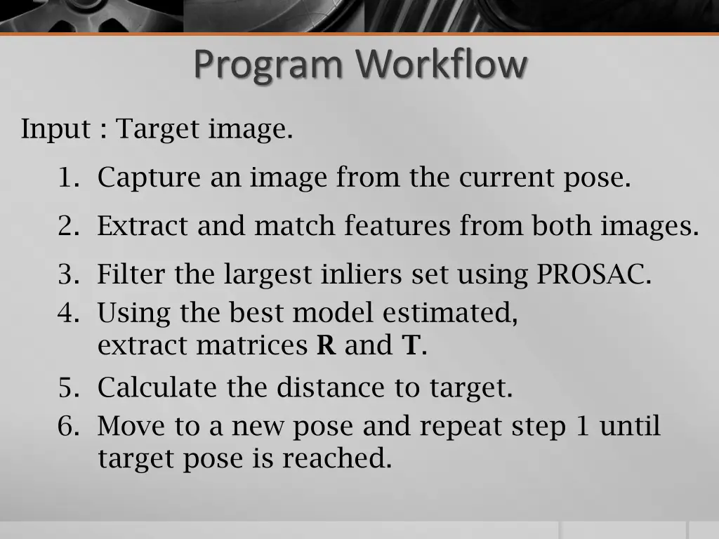 program workflow