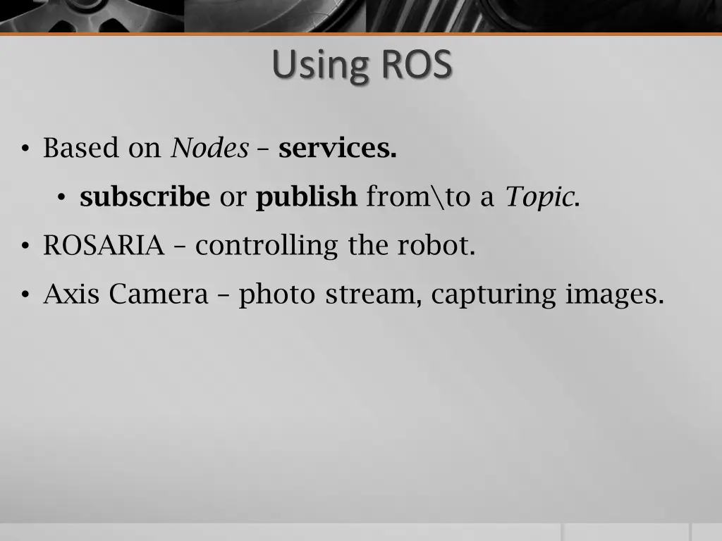 using ros