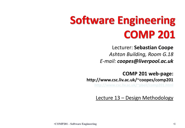 lecturer sebastian coope ashton building room