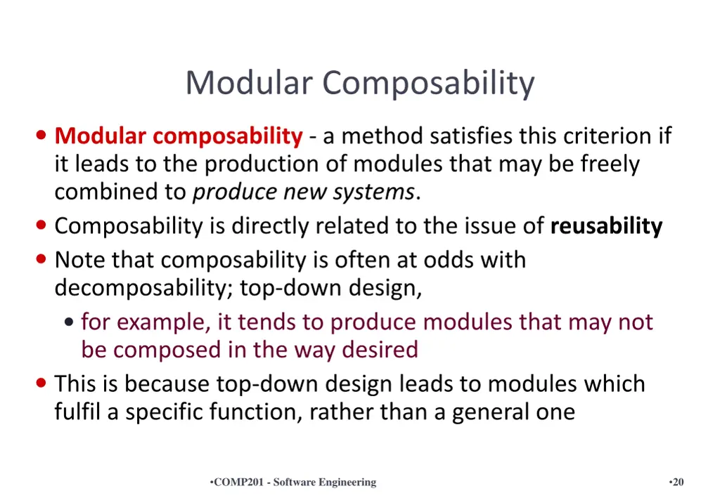 modular composability