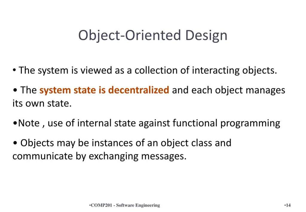 object oriented design