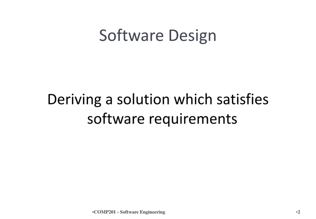 software design
