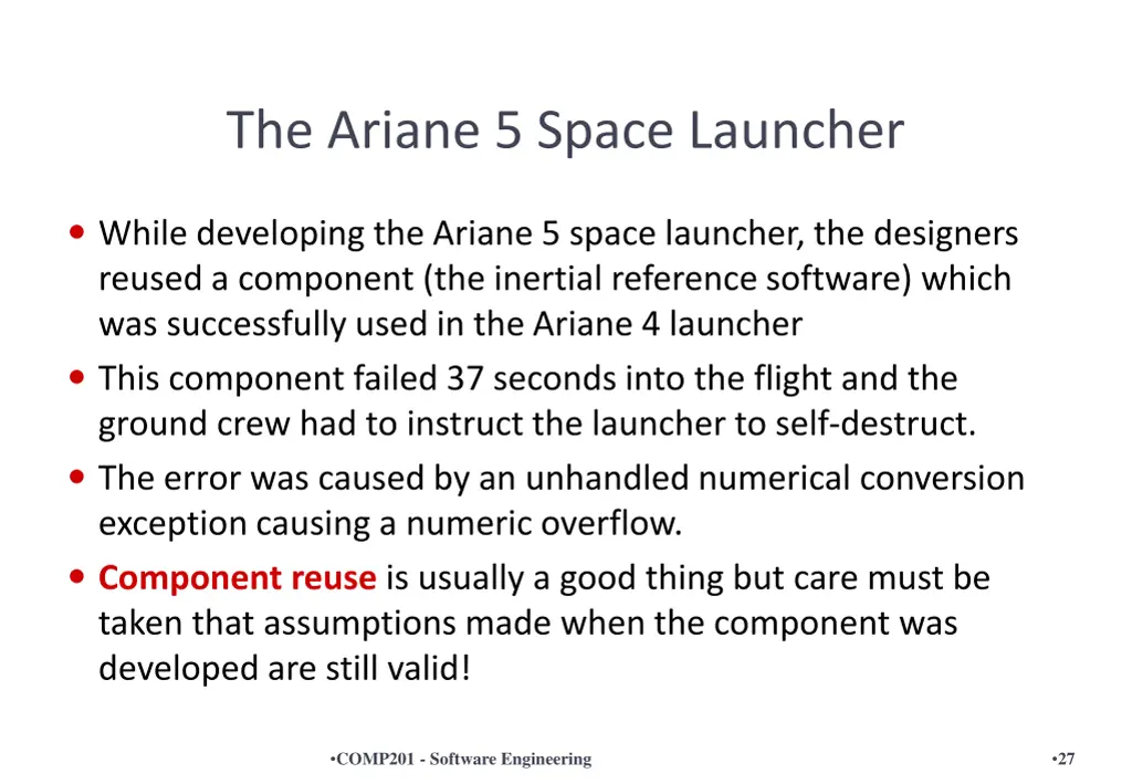 the ariane 5 space launcher