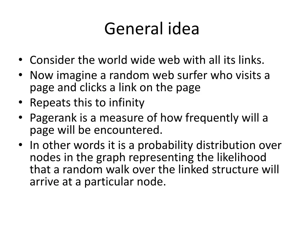 general idea