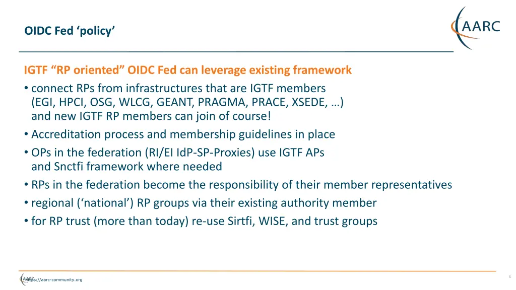 oidc fed policy