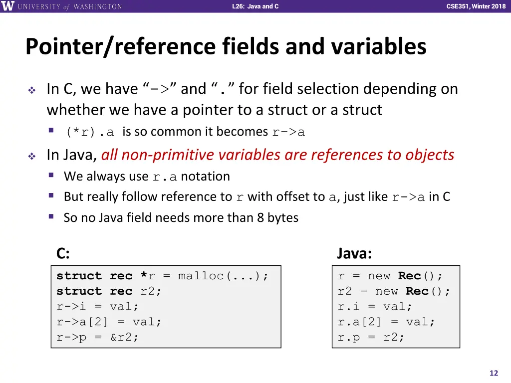 l26 java and c 11
