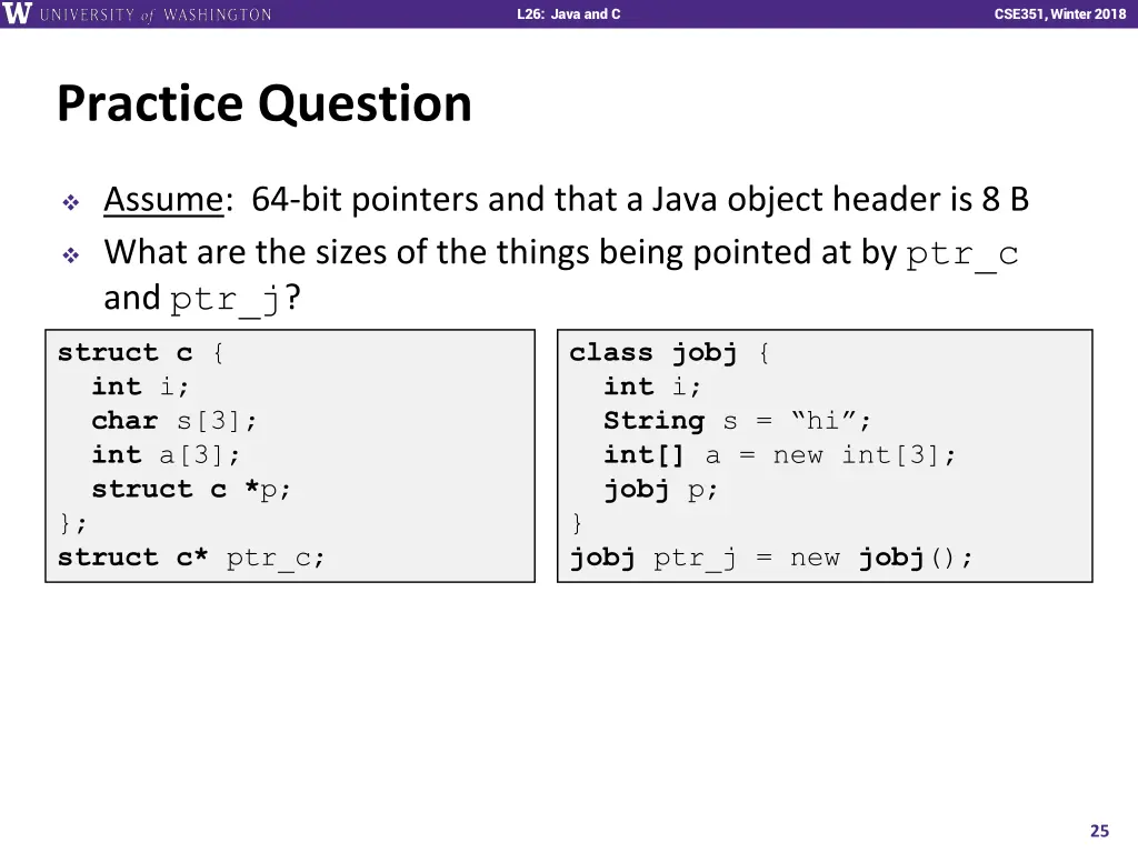 l26 java and c 24