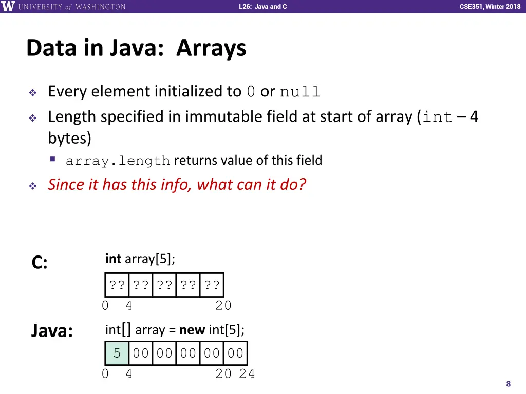l26 java and c 7
