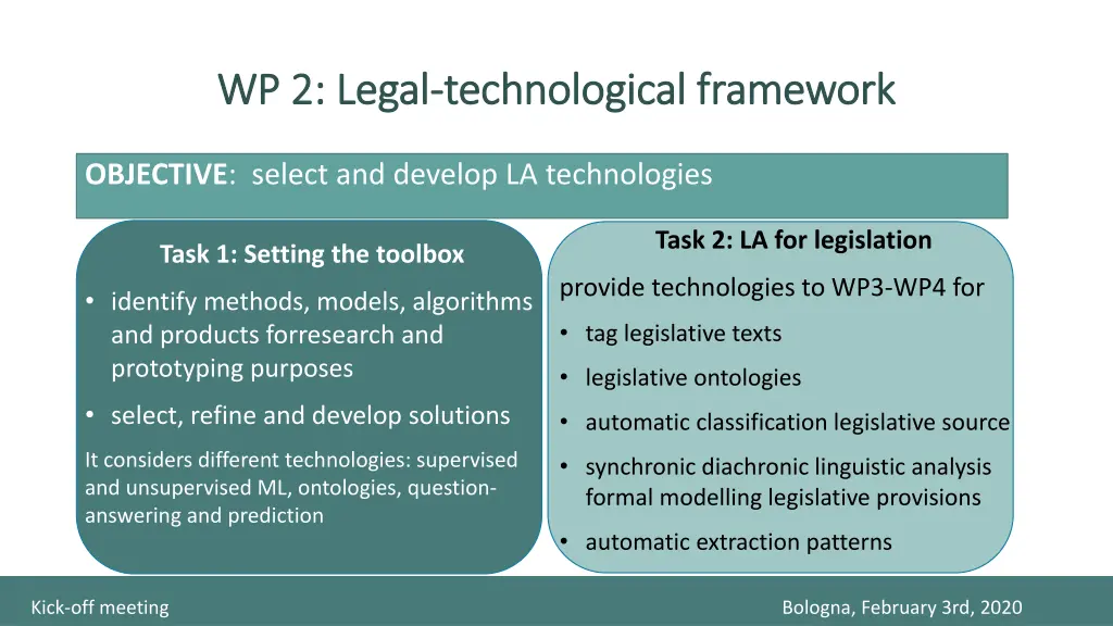 wp 2 legal wp 2 legal technological technological