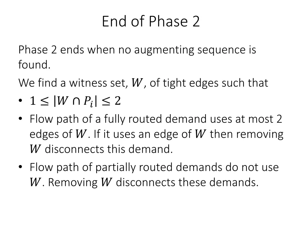 end of phase 2