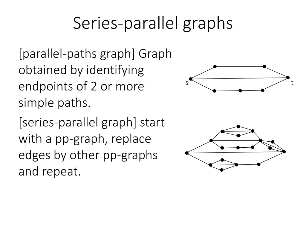 series parallel graphs