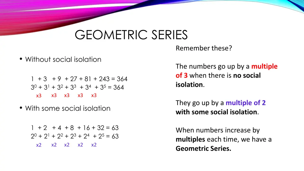 geometric series