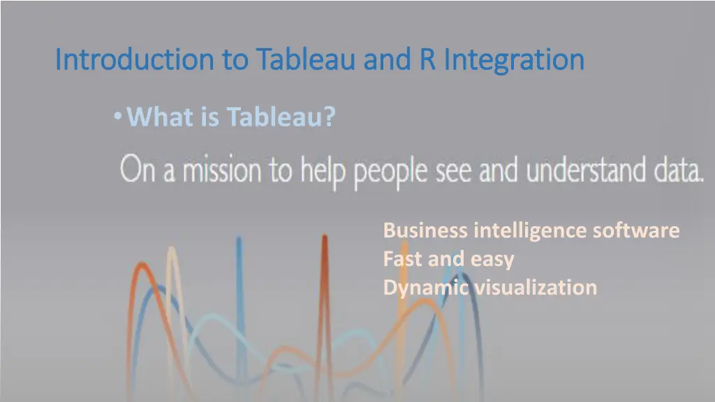 introduction to tableau and r integration