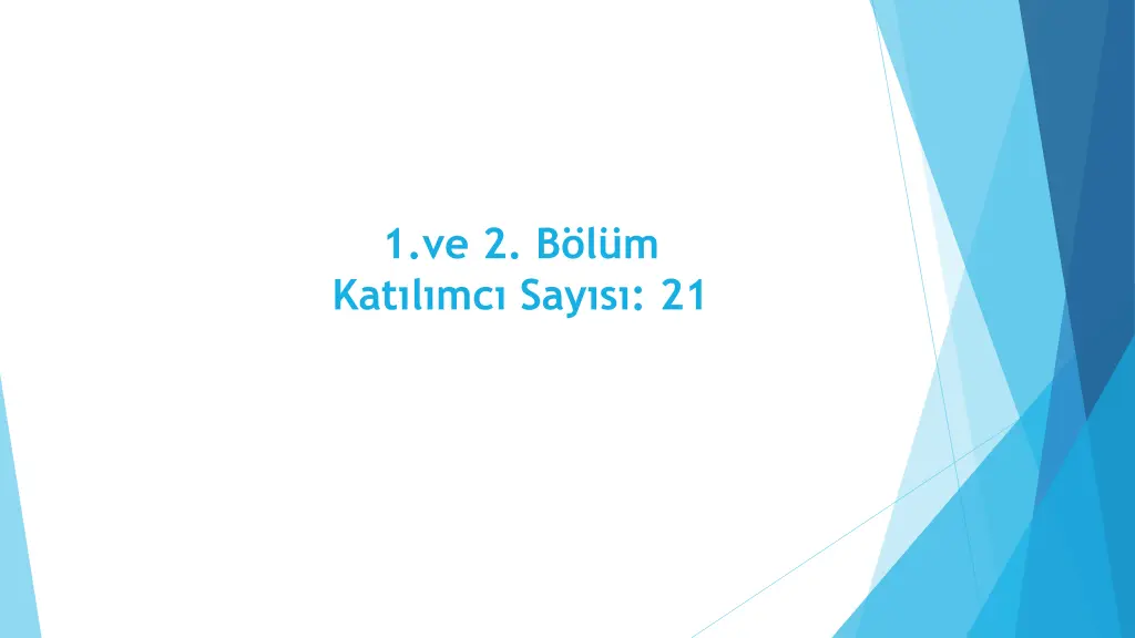 1 ve 2 b l m kat l mc say s 21