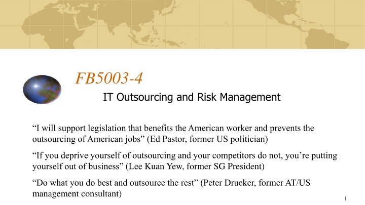 fb5003 4 it outsourcing and risk management