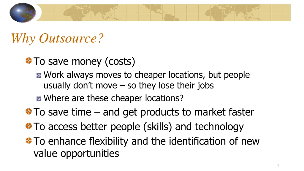 why outsource