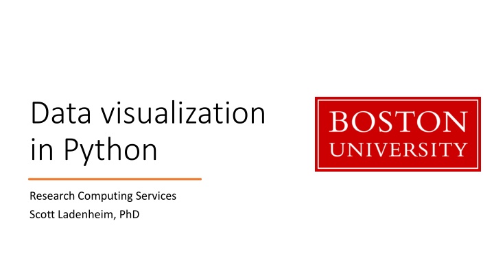 data visualization in python