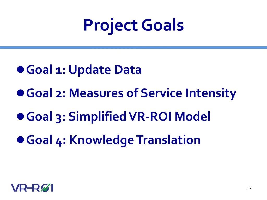 project goals