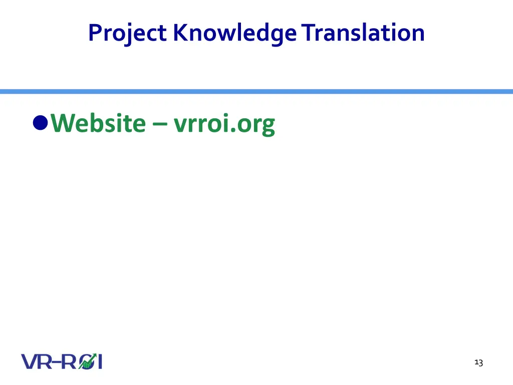 project knowledge translation