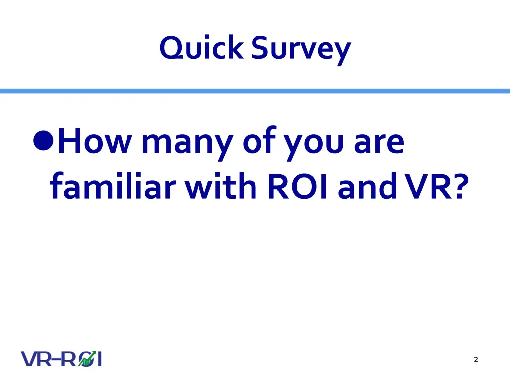 quick survey