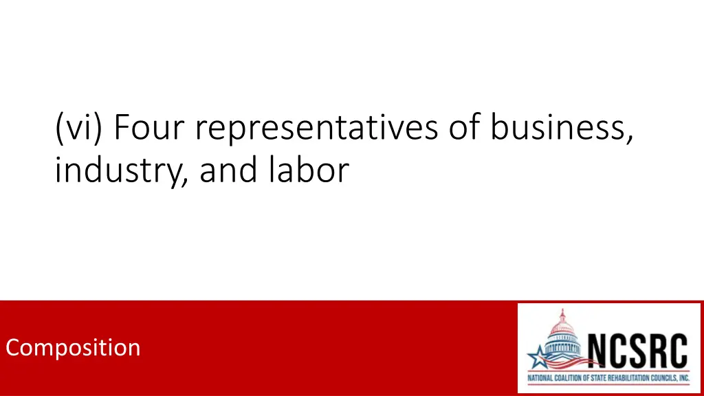 vi four representatives of business industry