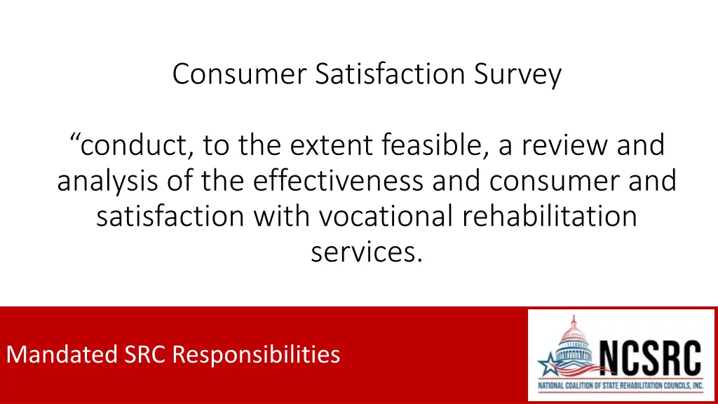 consumer satisfaction survey