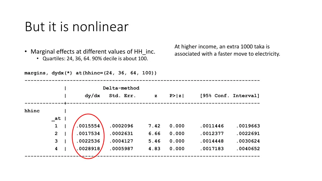 but it is nonlinear