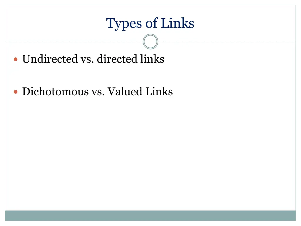 types of links