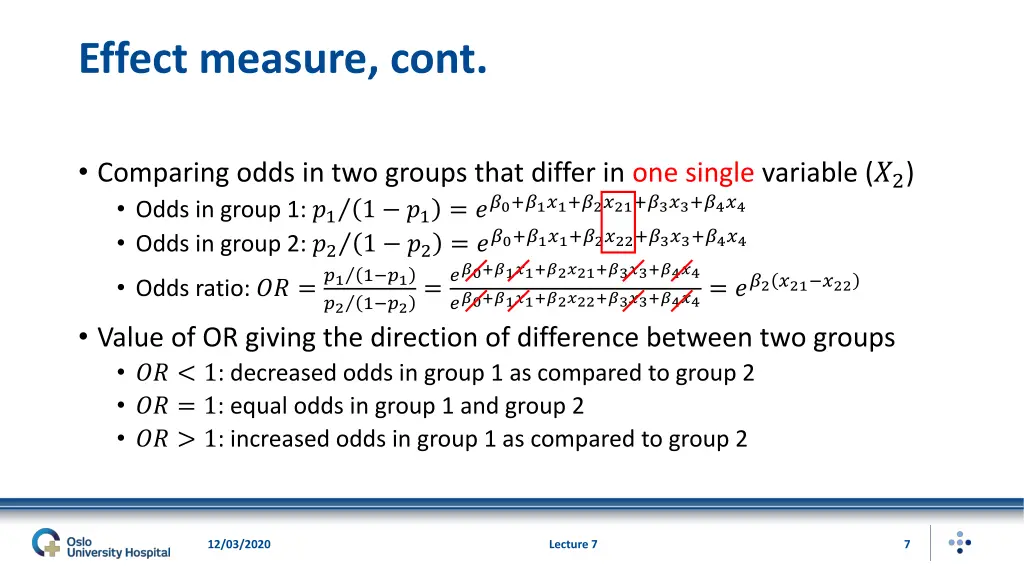 effect measure cont