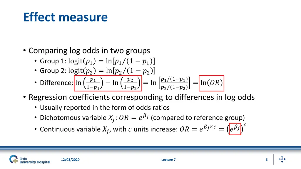 effect measure