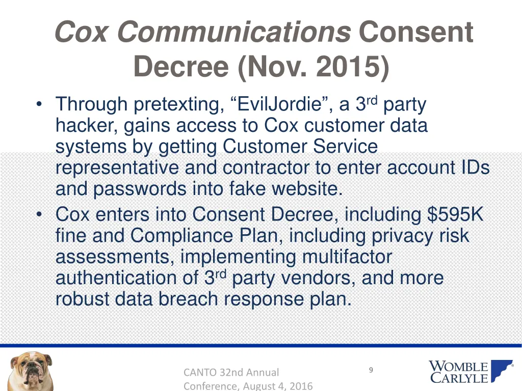 cox communications consent decree nov 2015