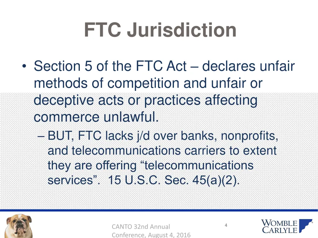 ftc jurisdiction
