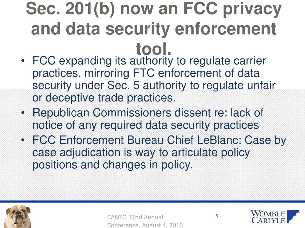 sec 201 b now an fcc privacy and data security
