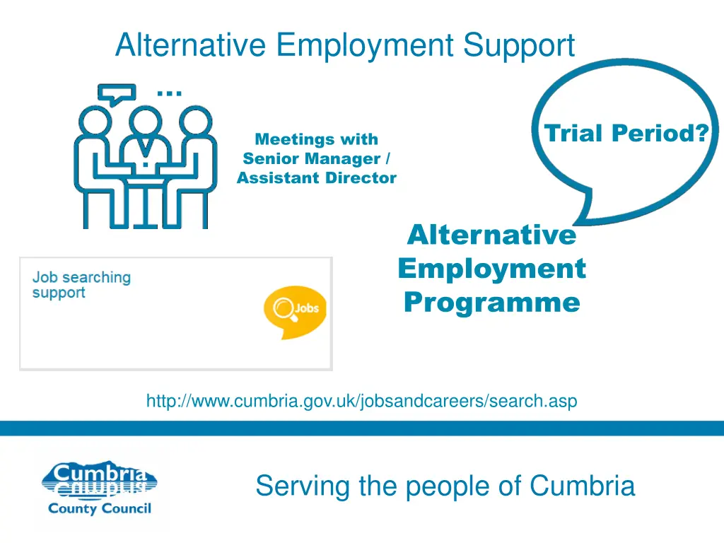 alternative employment support