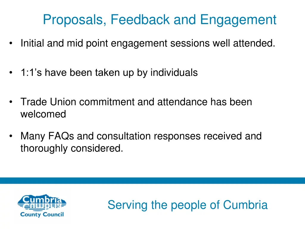 proposals feedback and engagement