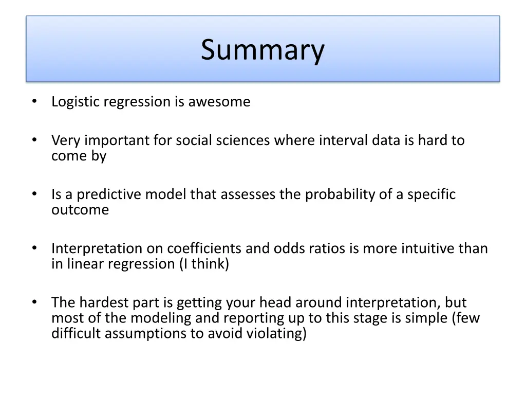 summary