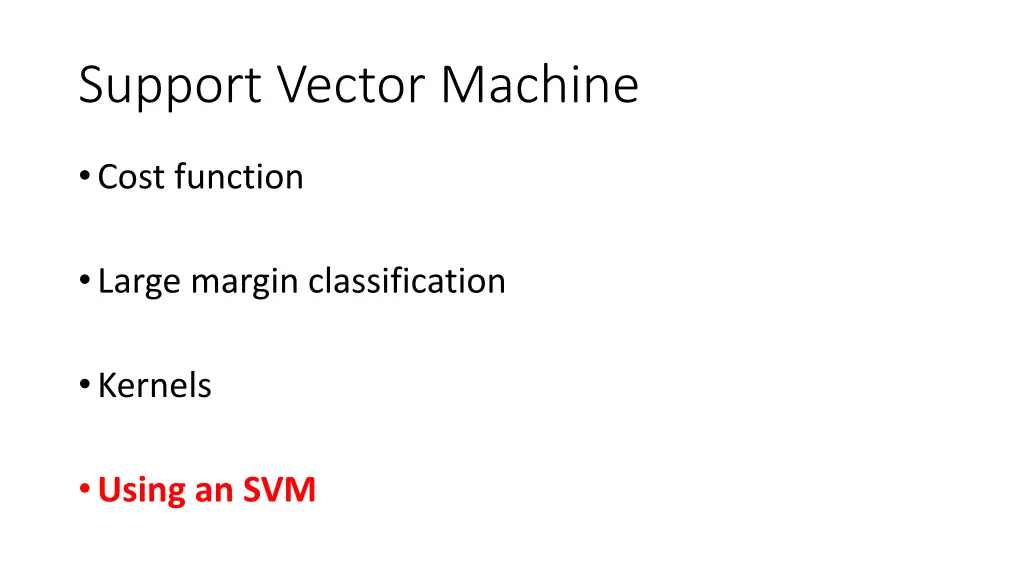 support vector machine 4