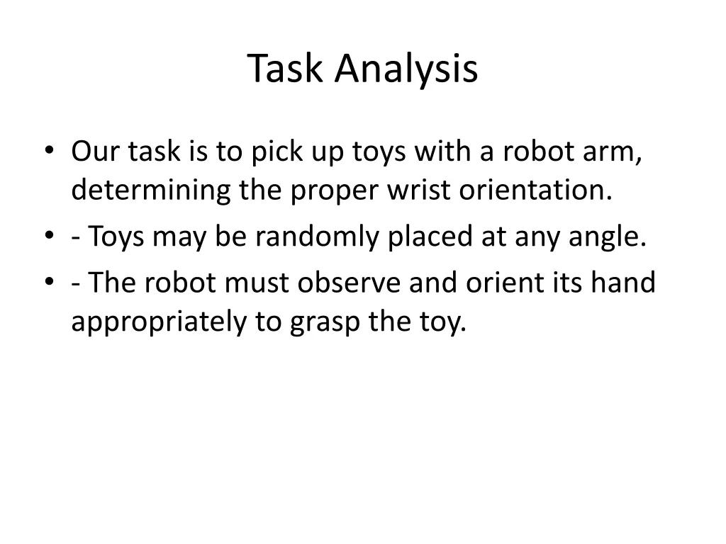 task analysis