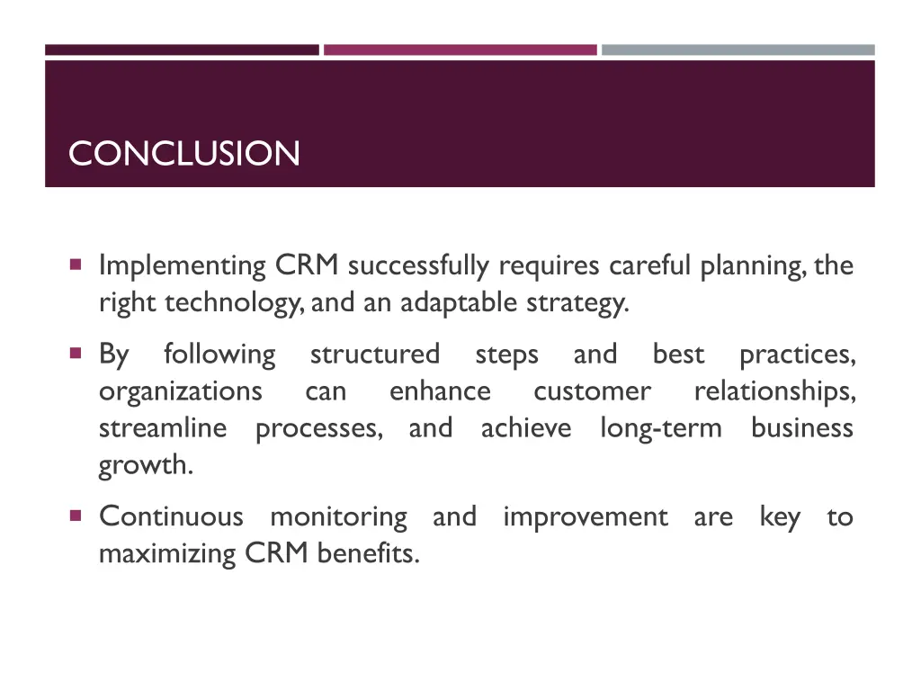 conclusion