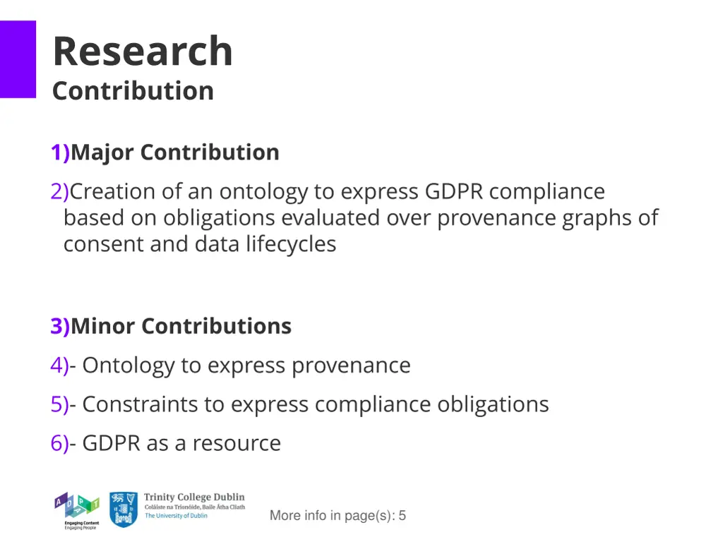 research contribution