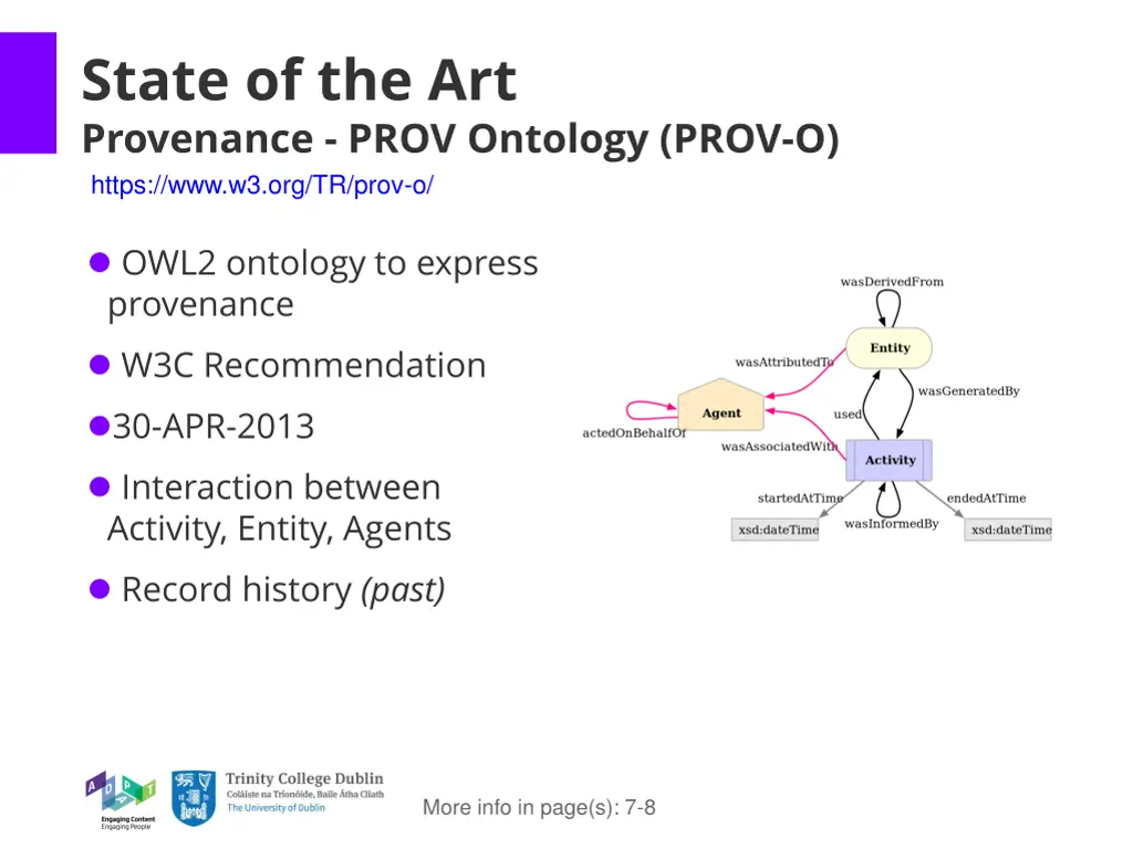 state of the art provenance prov ontology prov