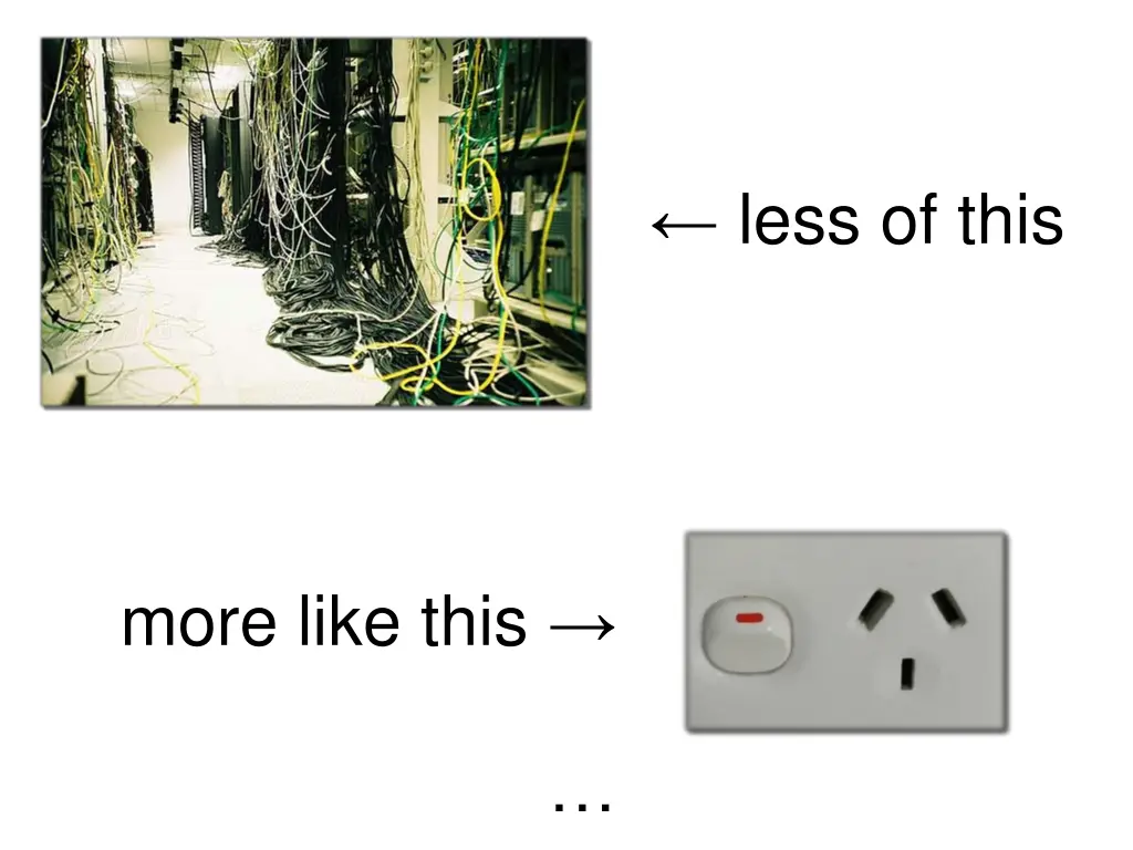 less of this
